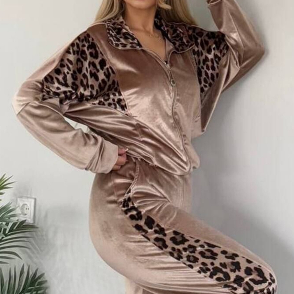 Fast Lane Leopard Set - Camel - Picture 5 of 10